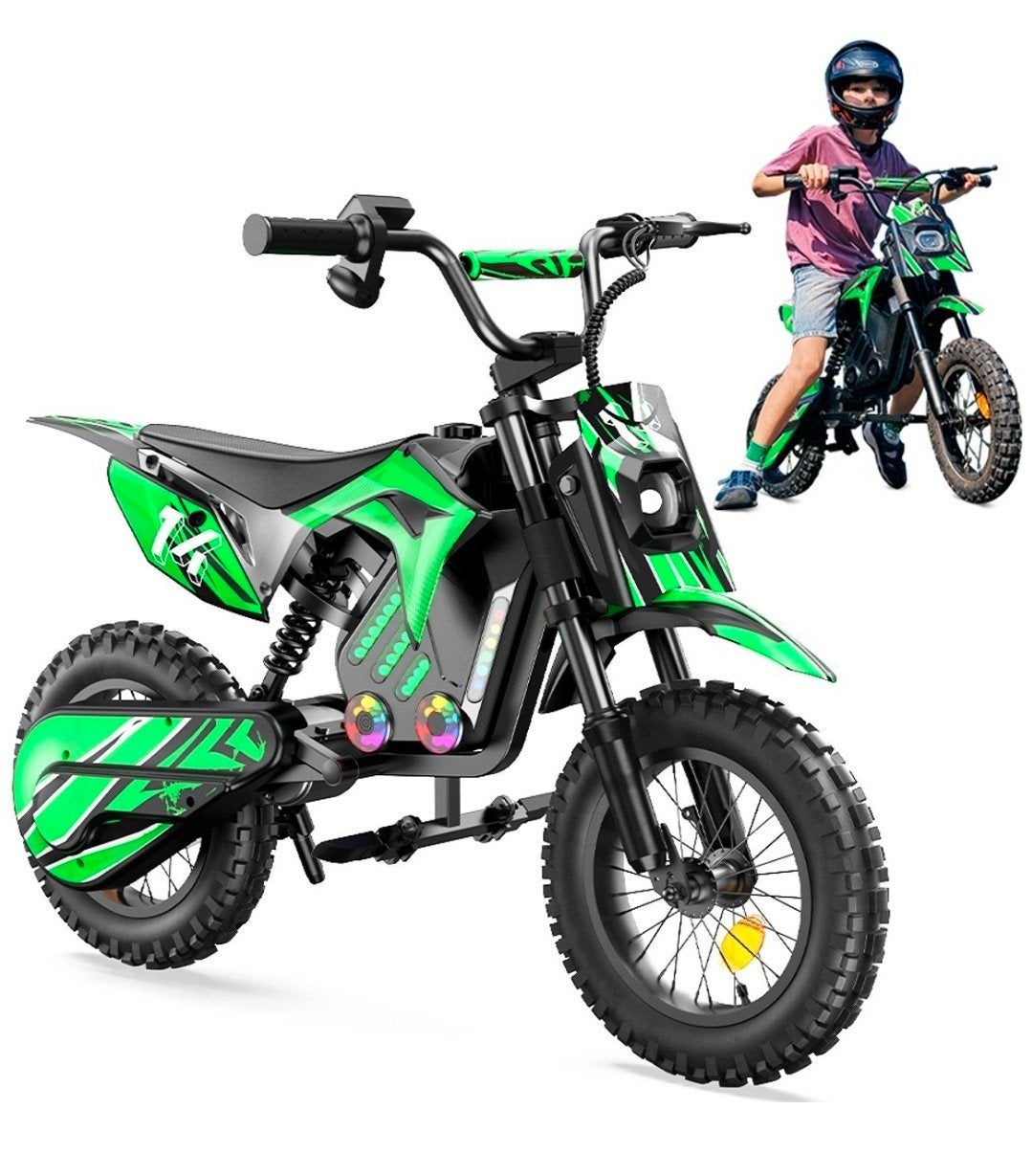 Moto électrique pour enfant puissant 36V 500W, 3 vitesses, Frein à disque, Autres types