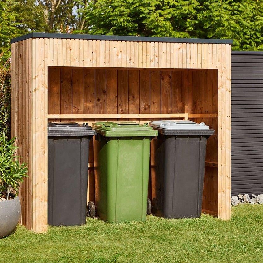 container berging | kliko ombouw | containerberging berging, Ophalen, Nieuw, Hout, Containerberging