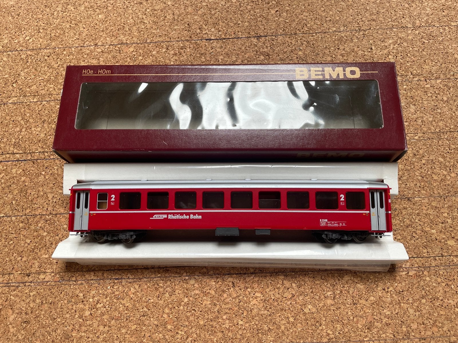 Bemo H0m RhB EW I Refit - 3250 138, Hobby & Loisirs créatifs, Trains miniatures | HO, Autres marques, Enlèvement ou Envoi, Wagon