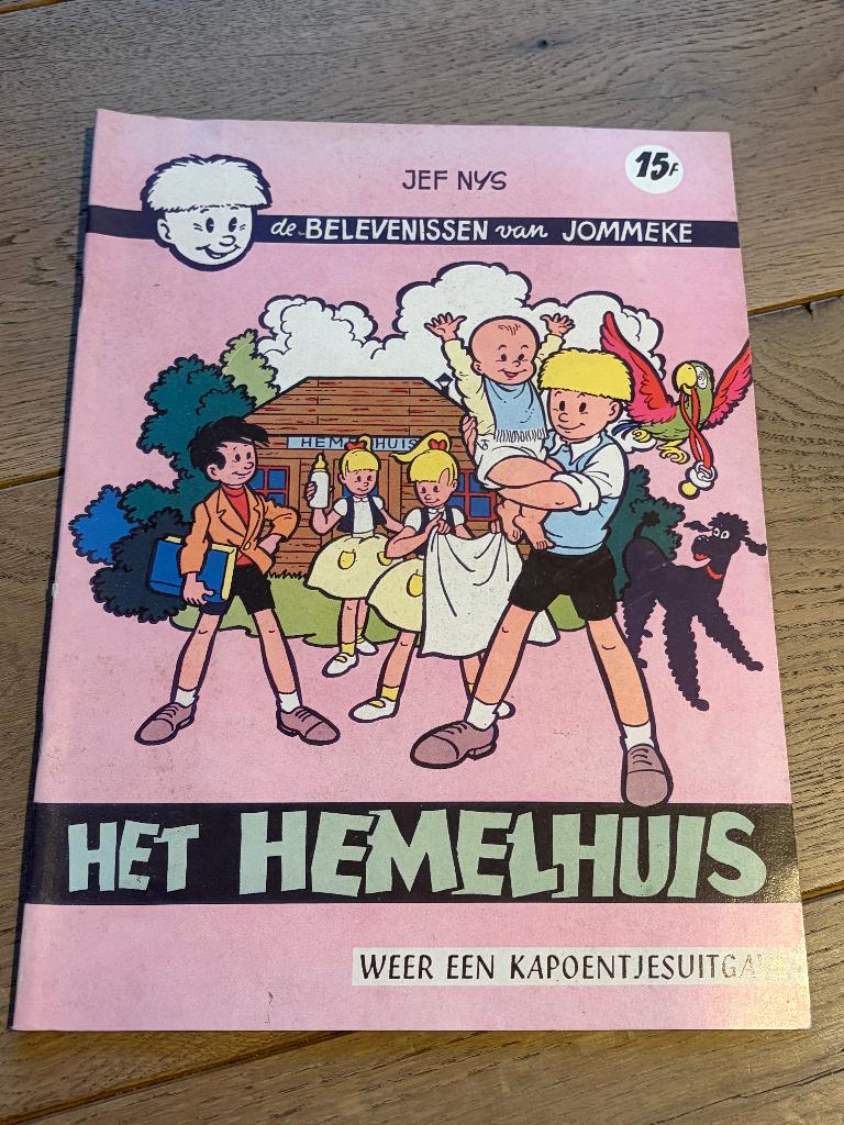 Jommeke - 6 - Het hemelhuis, Boeken, Stripverhalen, Eén stripboek, Ophalen of Verzenden, Gelezen, Jef Nys.