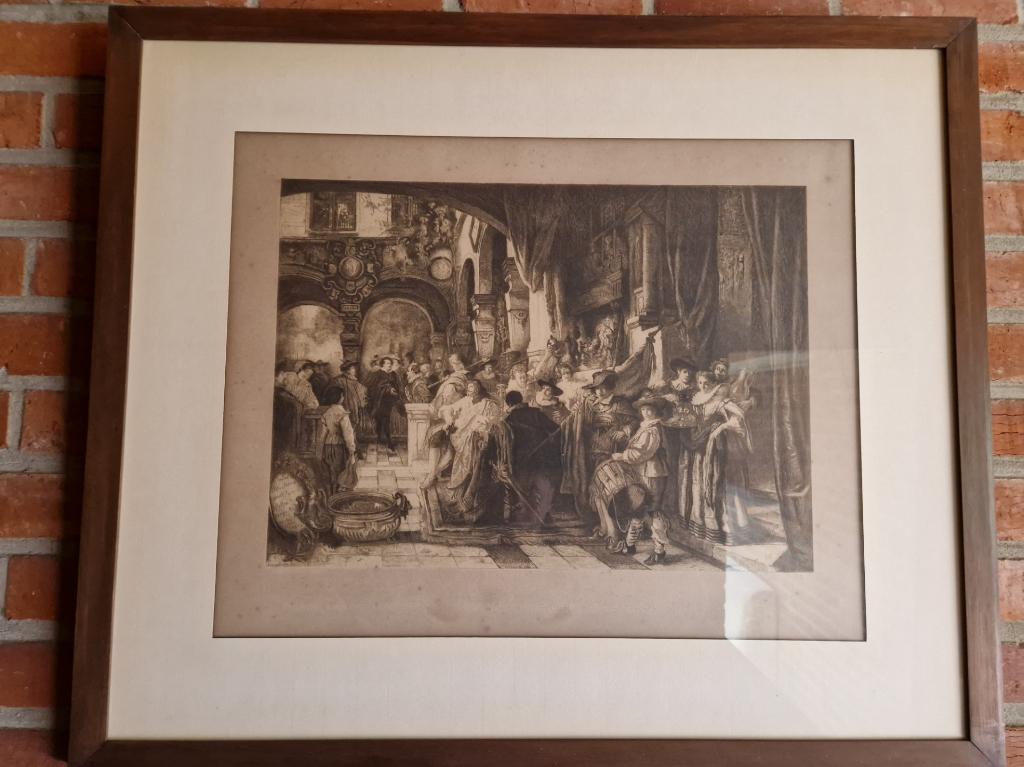 Rubens in Kolveniershof, Antiek en Kunst, Antiek | Brons en Koper, Ophalen