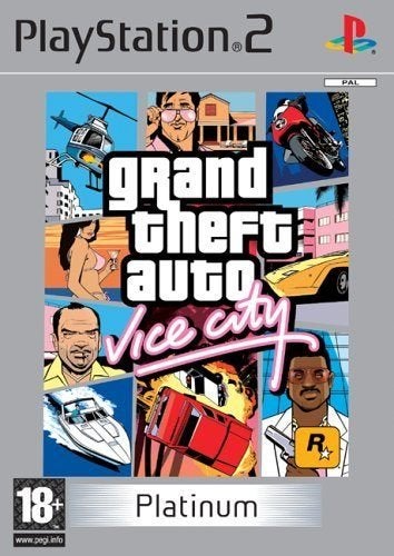 Grand Theft Auto GTA Vice City Platinum (zonder boekje), Games en Spelcomputers, Avontuur en Actie, Gebruikt, Vanaf 18 jaar, 1 speler