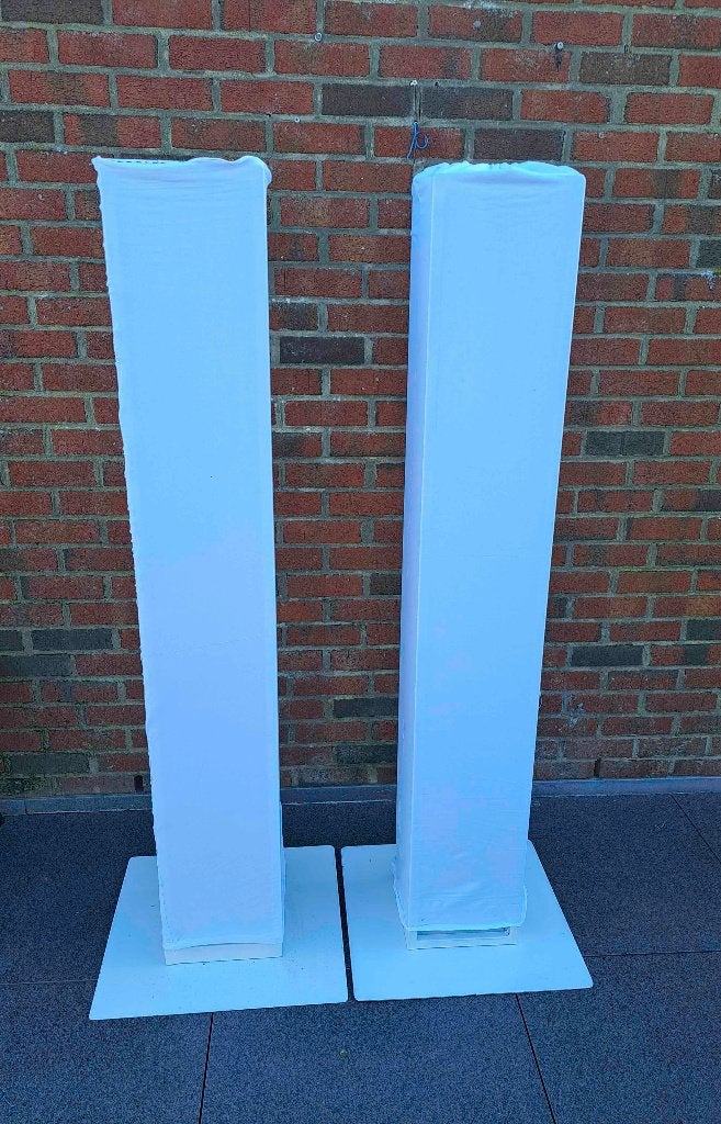paire de totems pour sono mariages, Muziek en Instrumenten, Licht en Laser, Ophalen, Zo goed als nieuw