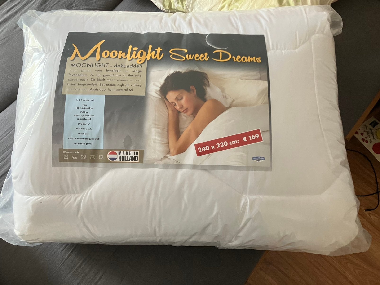 Dekbed 240 x 220 alle seizoenen., Maison & Meubles, Chambre à coucher | Linge de lit, Neuf, Enlèvement, Couverture ou Couette