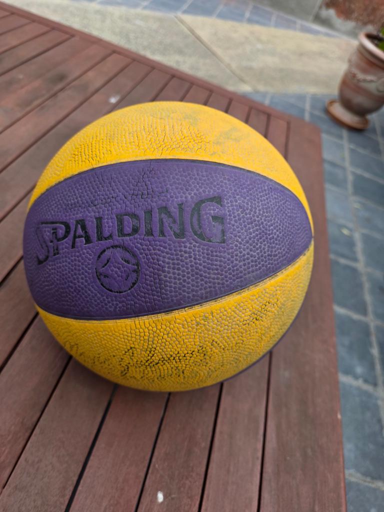 Ballon de basket Magic Johson Spalding, Enlèvement ou Envoi, Ballon