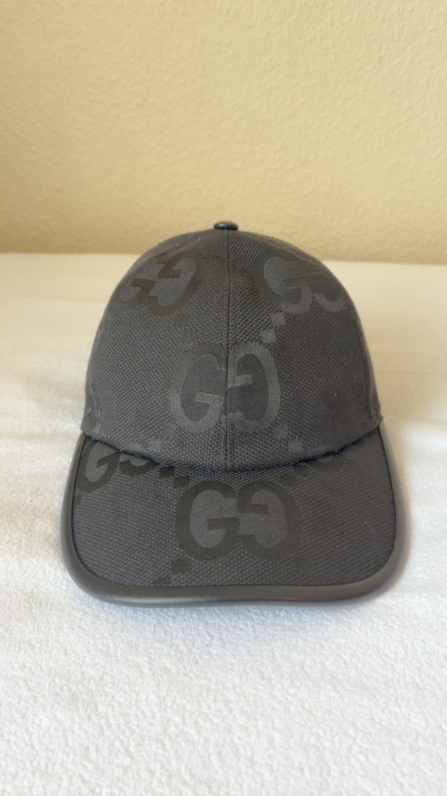 Gucci zwarte 1.1 pet, Kleding | Heren, Hoeden en Petten, Ophalen, Zo goed als nieuw, Pet