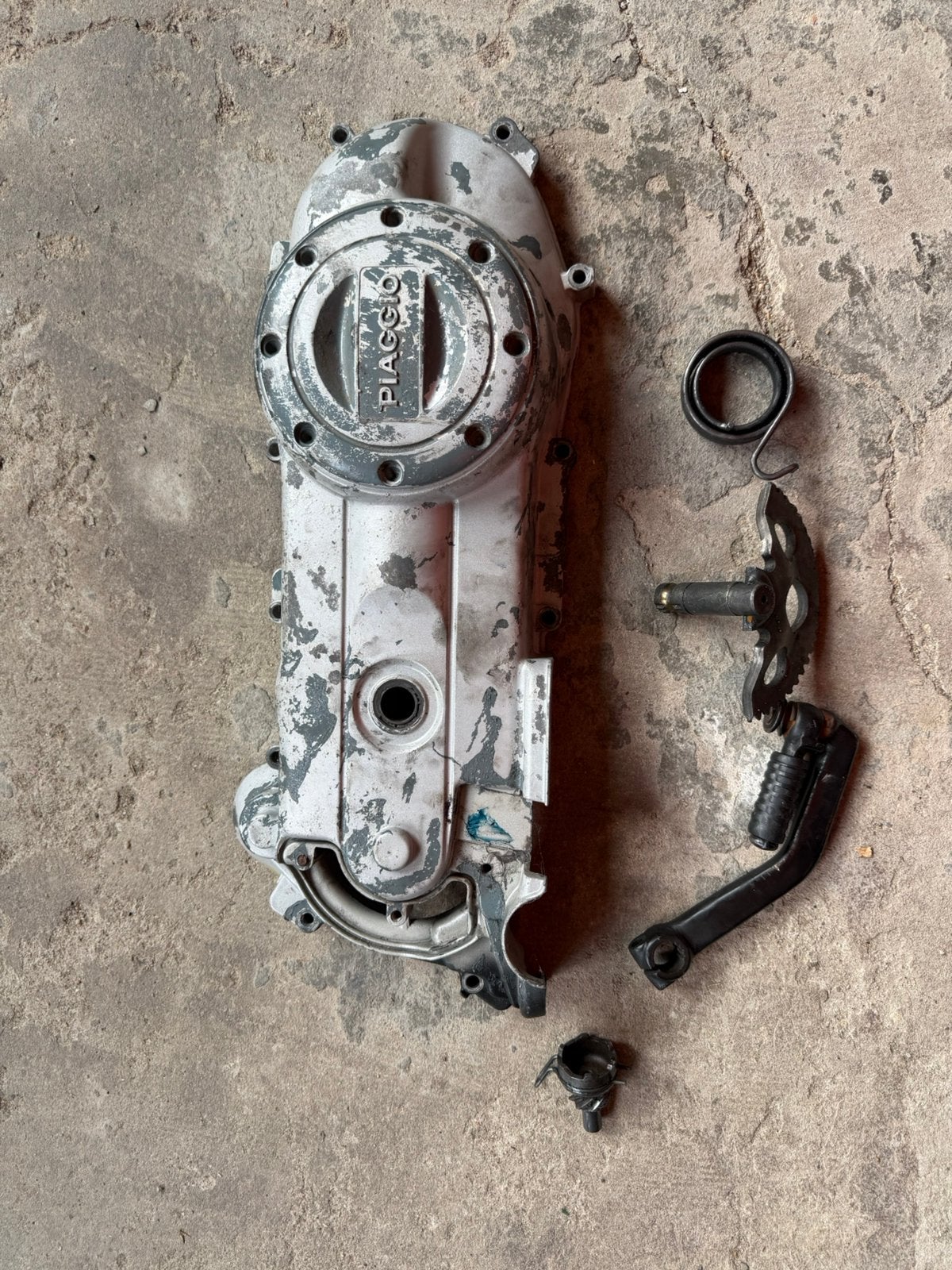 Zip en vespa onderdelen, Ophalen