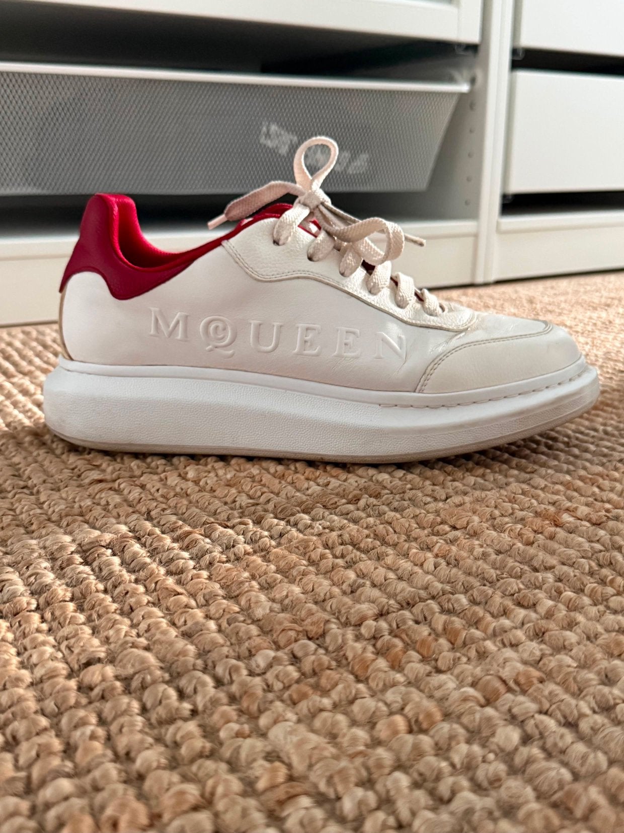 Alexander McQueen Schoenen, Vêtements | Hommes, Chaussures, Porté, Blanc, Baskets, Envoi