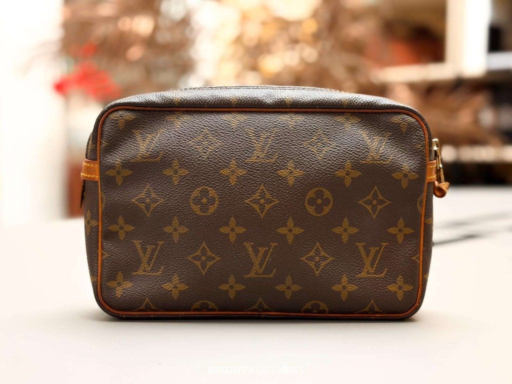 Louis Vuitton Compiegne 23 Clutch Bag, Handtassen en Accessoires, Gebruikt, Bruin, Overige typen, Niet ingevuld