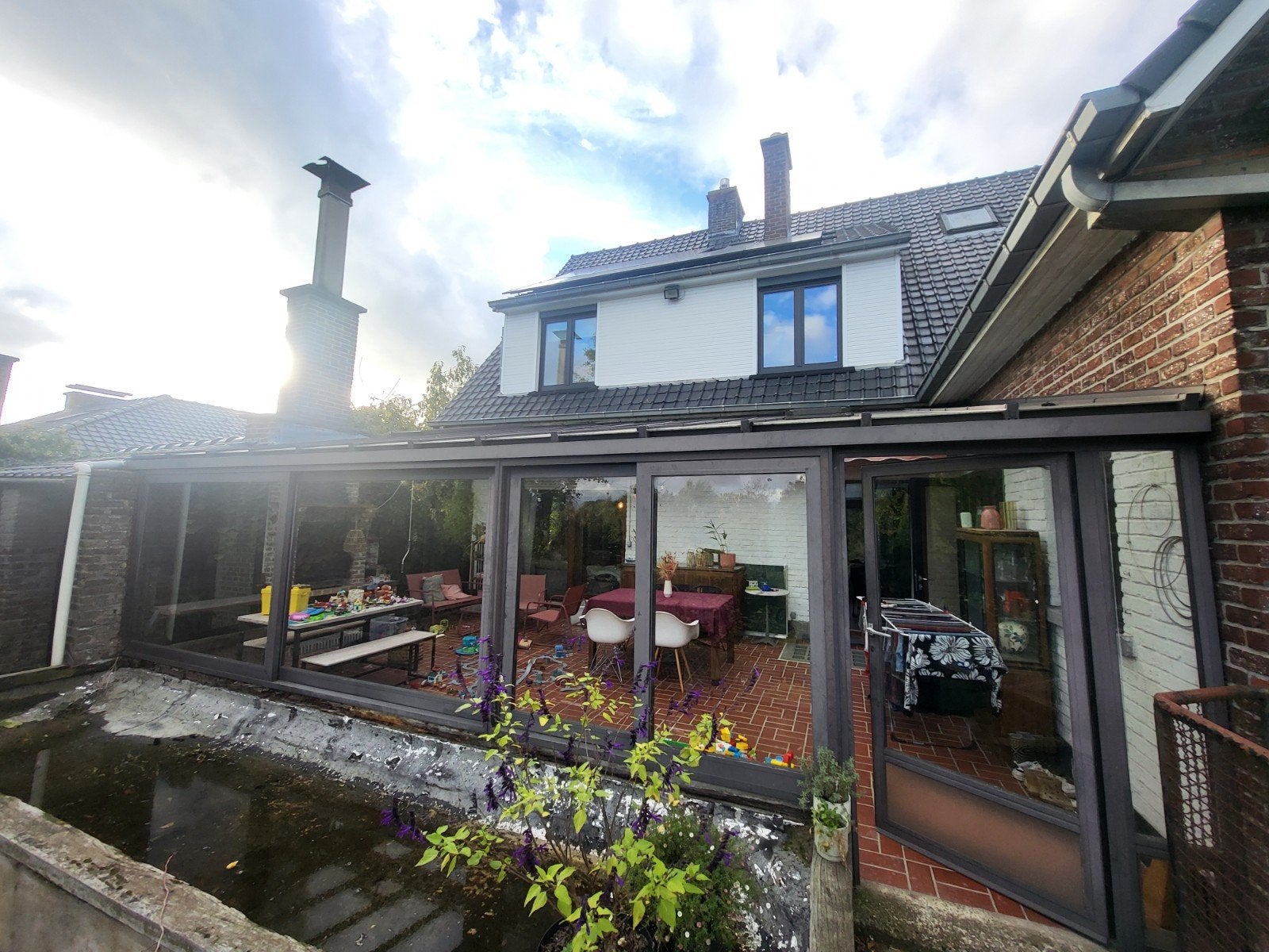 Veranda, zelf af te breken met hulp van de eigenaar, Doe-het-zelf en Bouw, Ophalen, Gebruikt