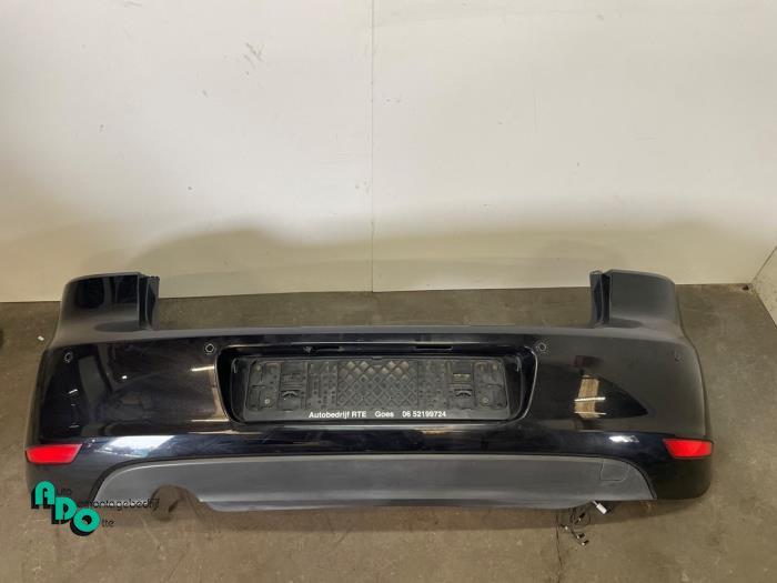 Achterbumper van een Volkswagen Golf (Golf 09-) (LC9X), Gebruikt, -, Volkswagen, -