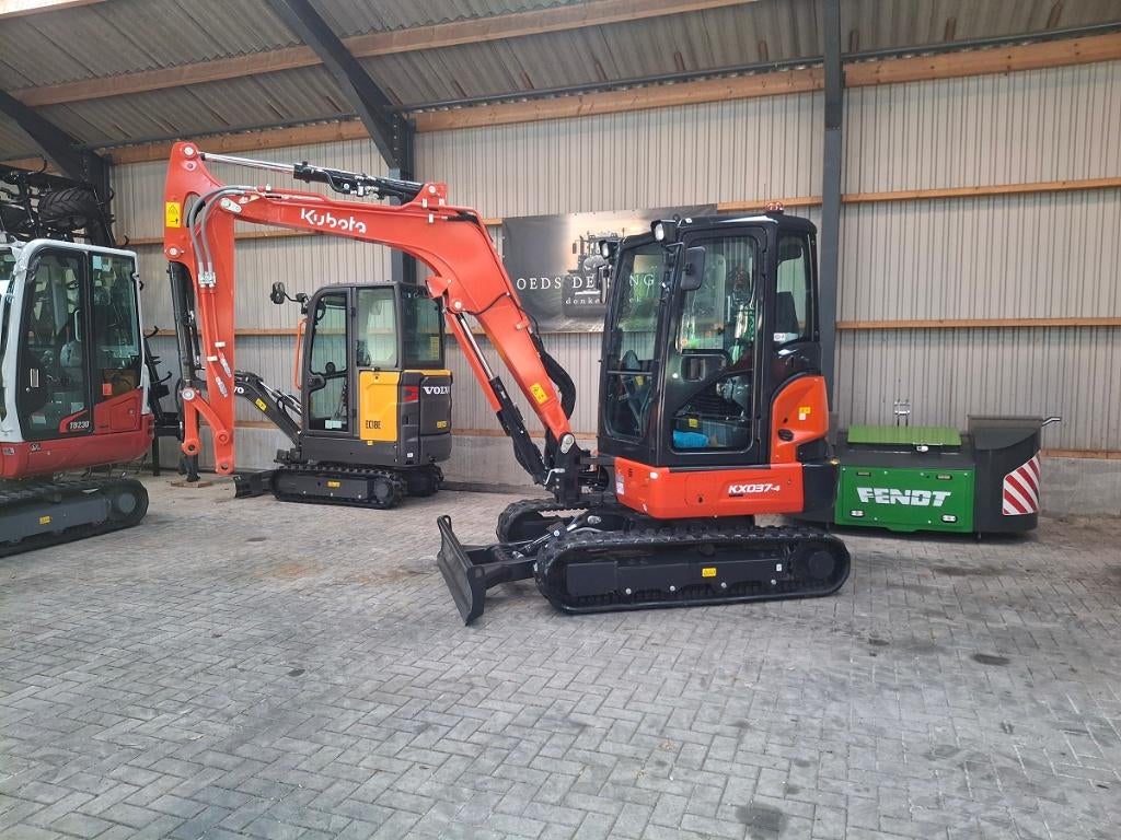 Kubota KX037-4 HI, minigraver, BJ2026, Airco, 2 stuks, Nieuw, Tuin en Terras, Overige Tuin en Terras, Nieuw, Ophalen
