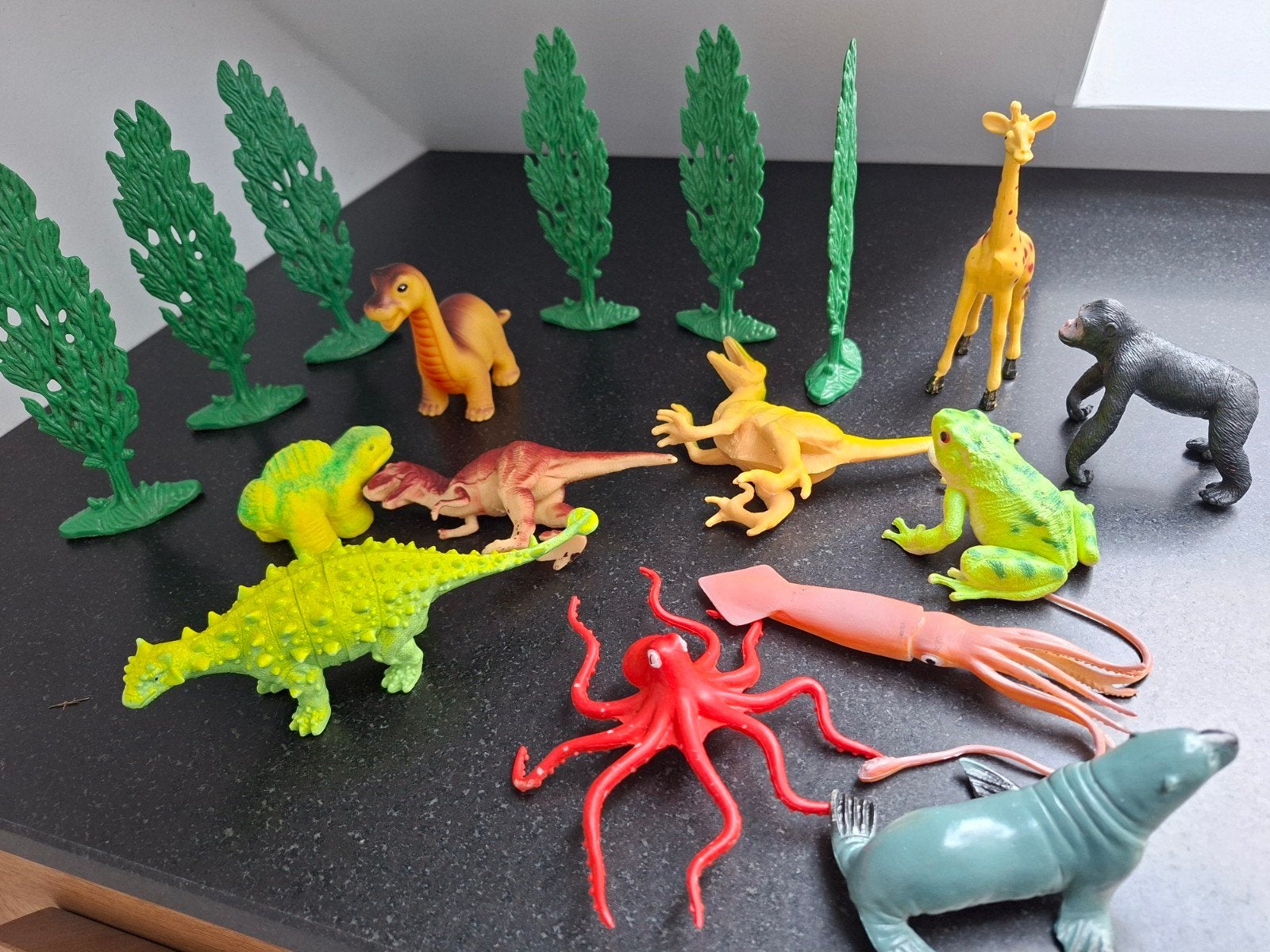 set plastic dieren, Kinderen en Baby's, Ophalen of Verzenden