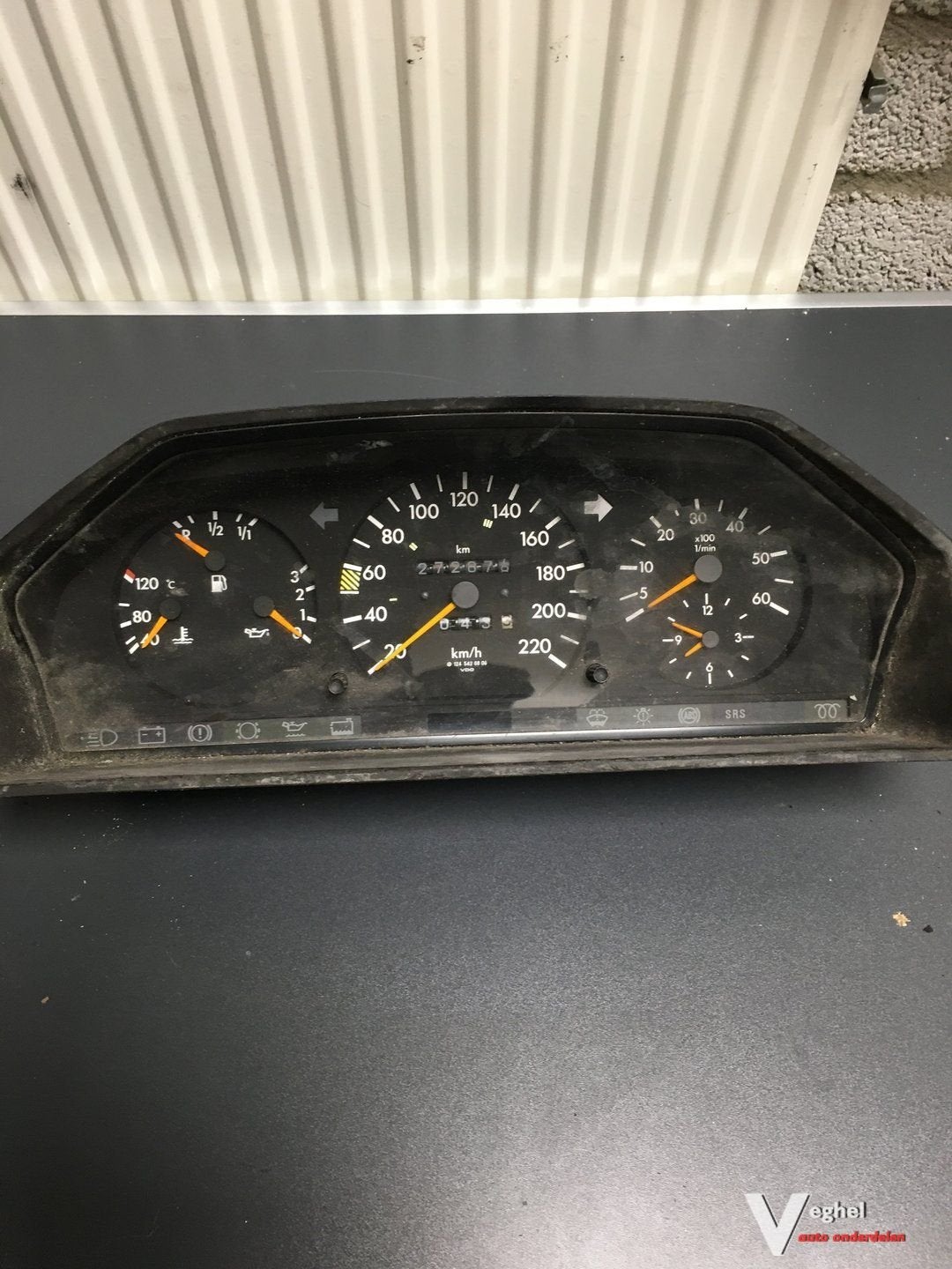 Mercedes W124  Diesel   124 542 6806    Km Tellerklok, Gebruikt, -, -, Ophalen of Verzenden