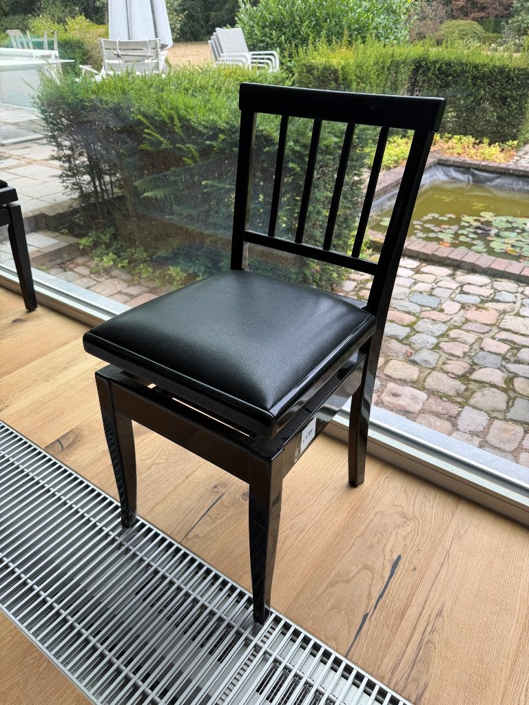 Piano stoel, Muziek en Instrumenten, Ophalen, Gebruikt, Zwart, Piano