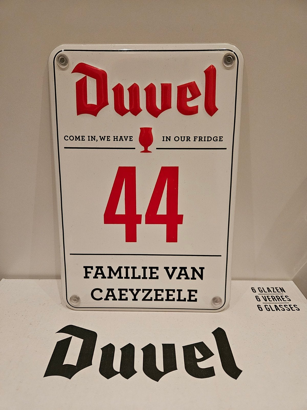 duvel, Ophalen of Verzenden, Nieuw, Reclamebord, Plaat of Schild, Duvel