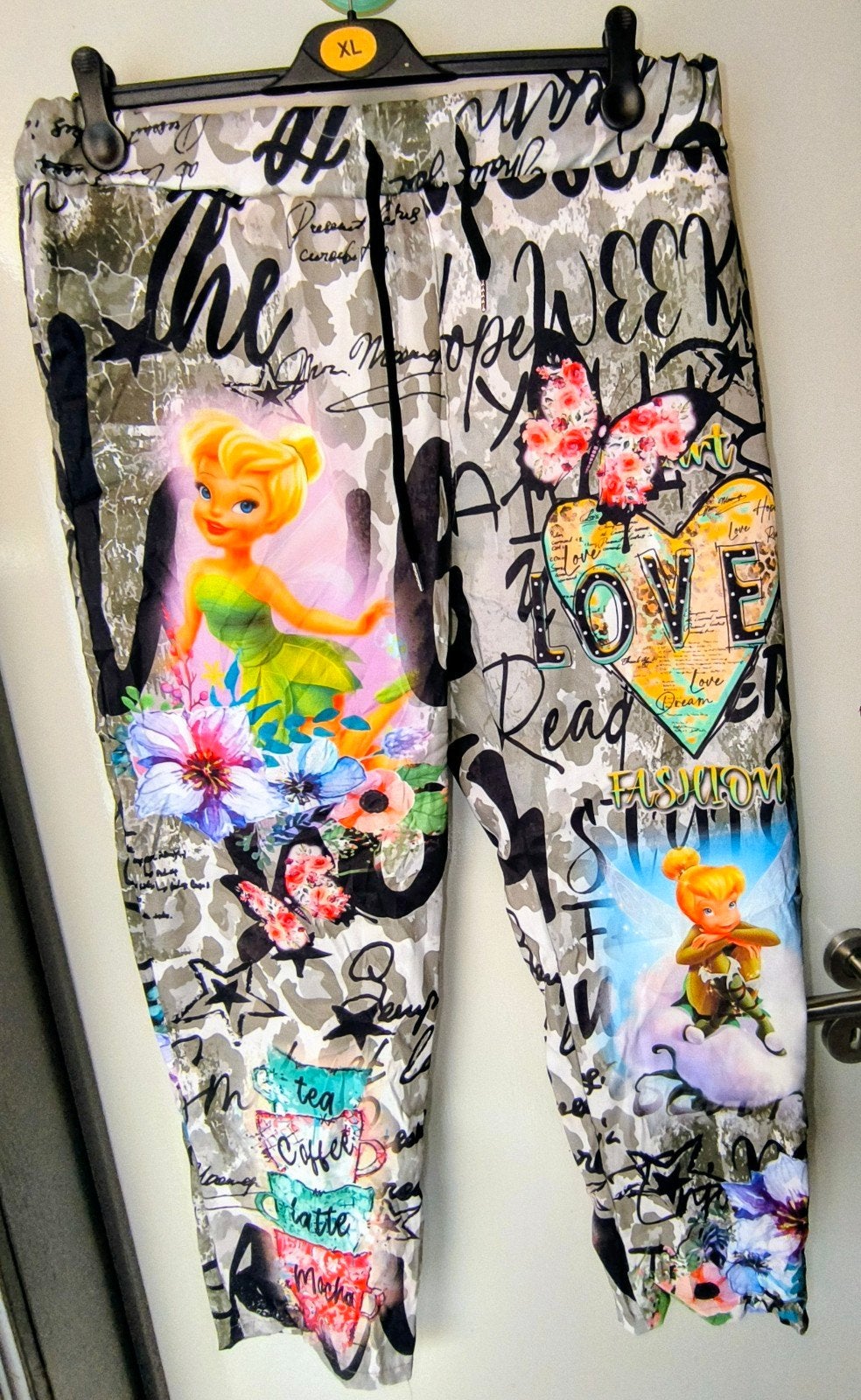 Tinker bell broek., Kleding | Dames, Broeken en Pantalons, Italy Moda, Ophalen of Verzenden, Nieuw, Lang