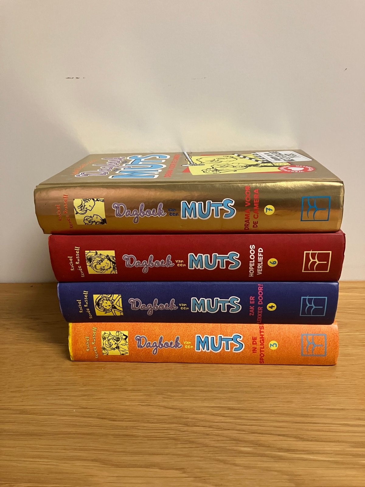 Set van 4 boeken Dagboek van een muts, Boeken, Ophalen of Verzenden, Zo goed als nieuw