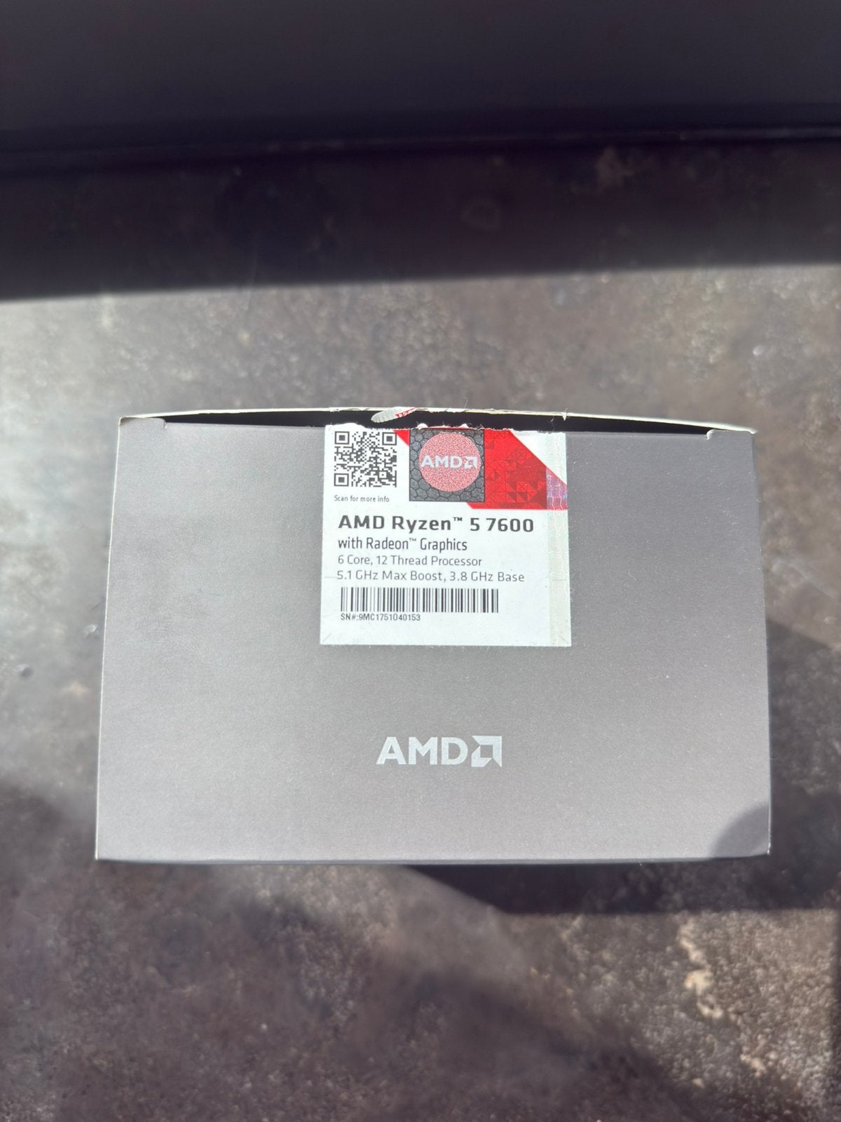 Amd ryzen 5 7600, Computers en Software, Processors, Ophalen, Zo goed als nieuw, 6-core