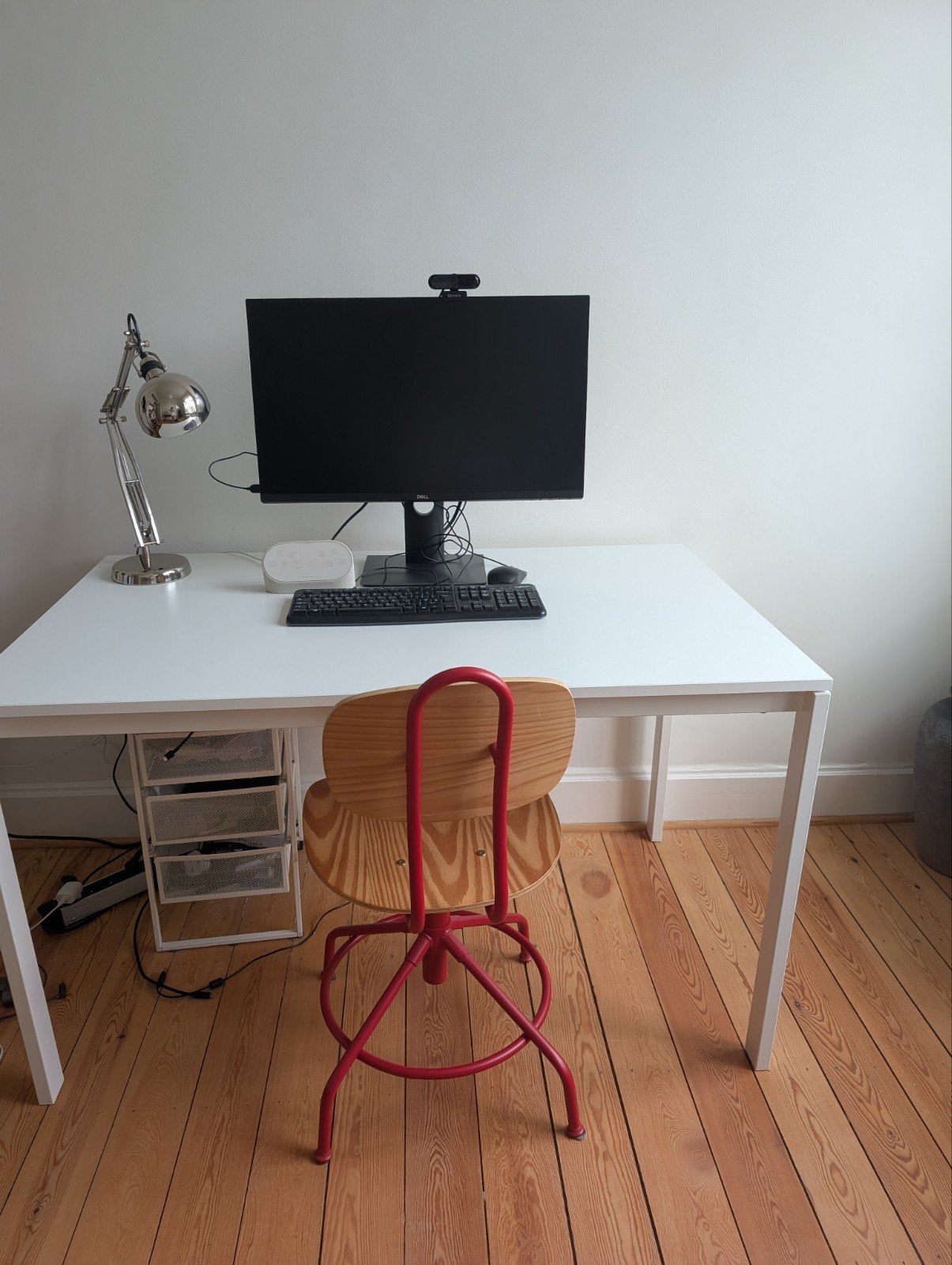IKEA MELLTORP tafel / bureau in wit, Ophalen, IKEA, Wit