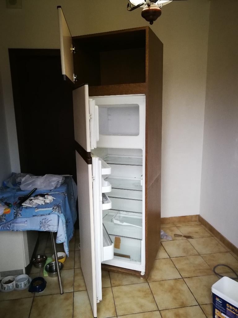 Frigo congélateur, Electroménager, Enlèvement, Utilisé, Avec congélateur séparé