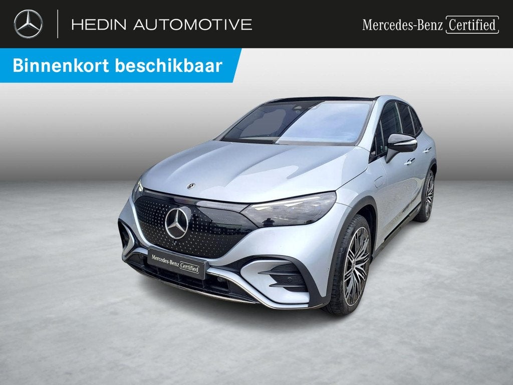 Mercedes-Benz EQE-Klasse SUV 350 4MATIC AMG Line Night Pack, Auto's, Automaat, Achterwielaandrijving, Lederen bekleding, Leder