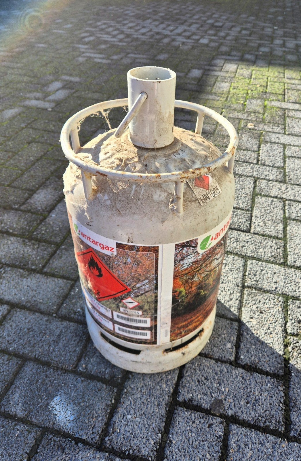 Gasfles, Ophalen