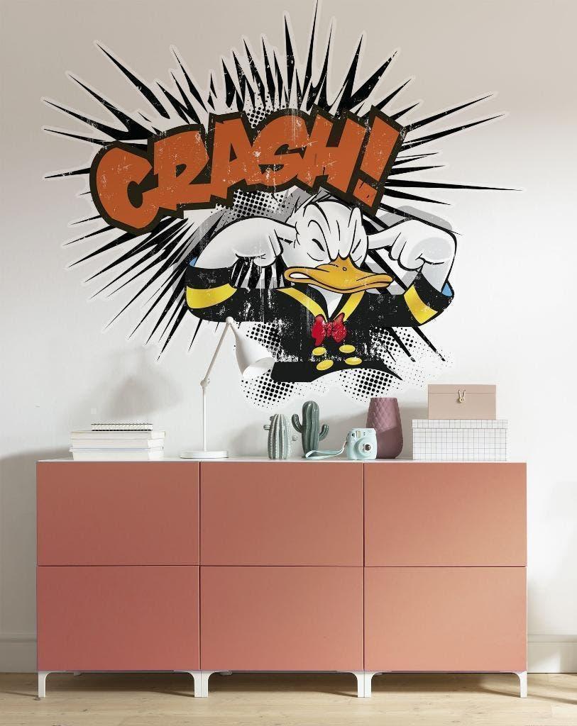 Donald Duck XXL Muursticker 127x160 cm - Gratis Verzending, Verzamelen, Ophalen of Verzenden, Overige figuren, Nieuw, Plaatje, Poster of Sticker