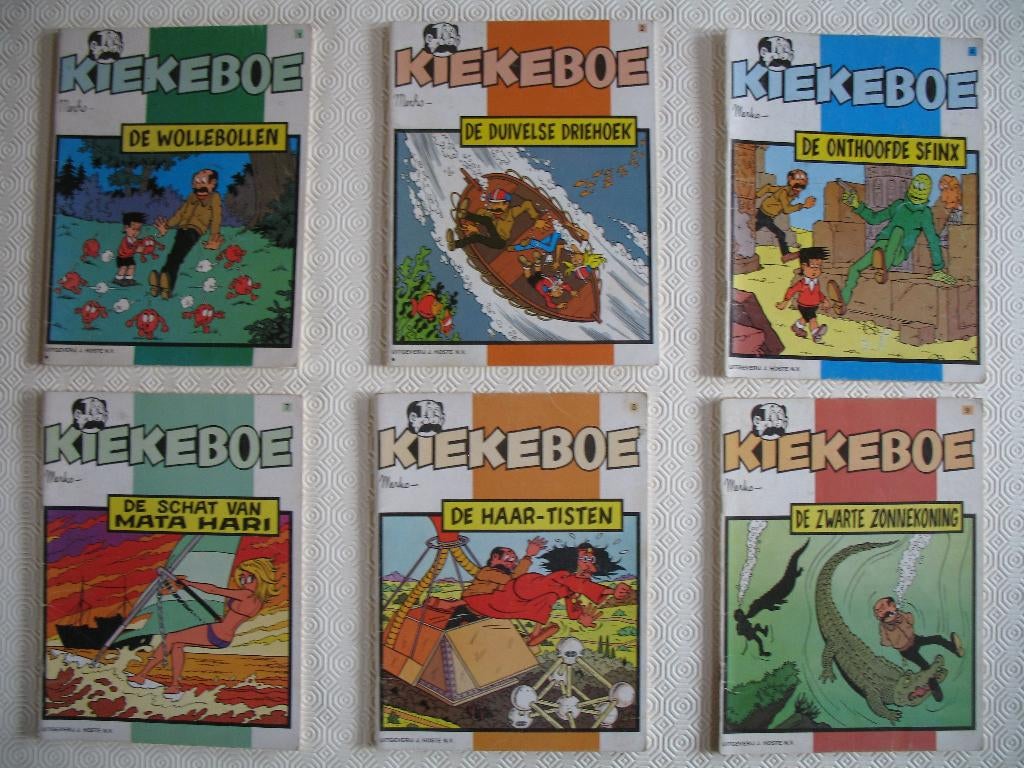 Kiekeboe, oude geniete,18 stuks , 16 x 1ste druk, Boeken, Stripverhalen, Meerdere stripboeken, Ophalen of Verzenden