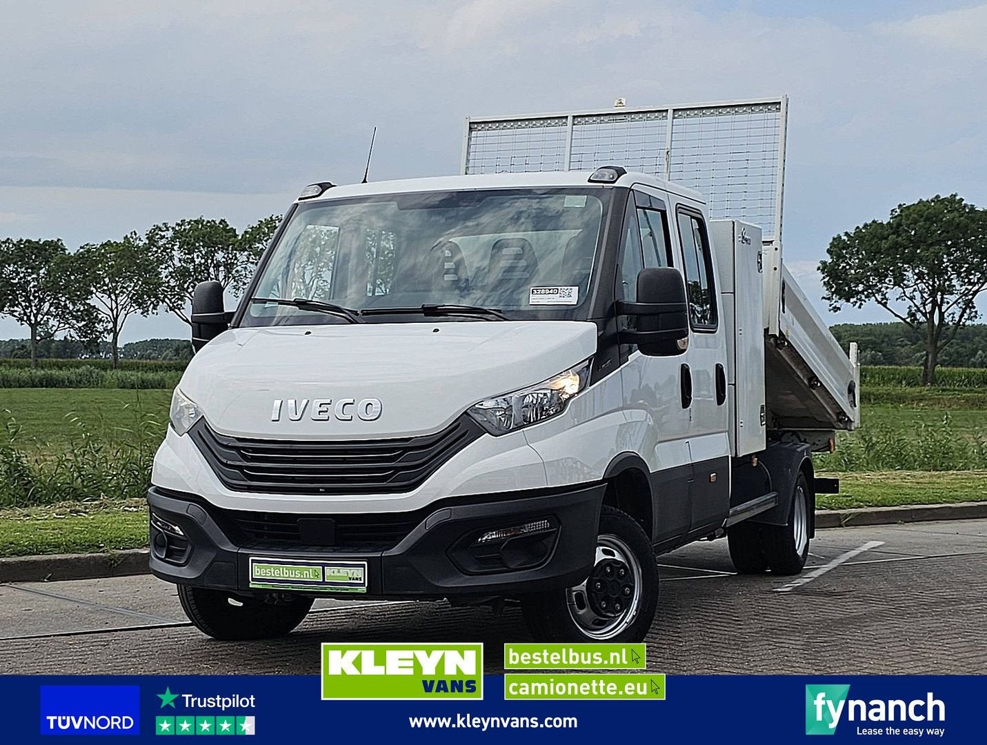 Iveco DAILY 35C16 DUB.CAB Kipper 3.0Lt, Auto's, Iveco, Wit, Bedrijf, Te koop