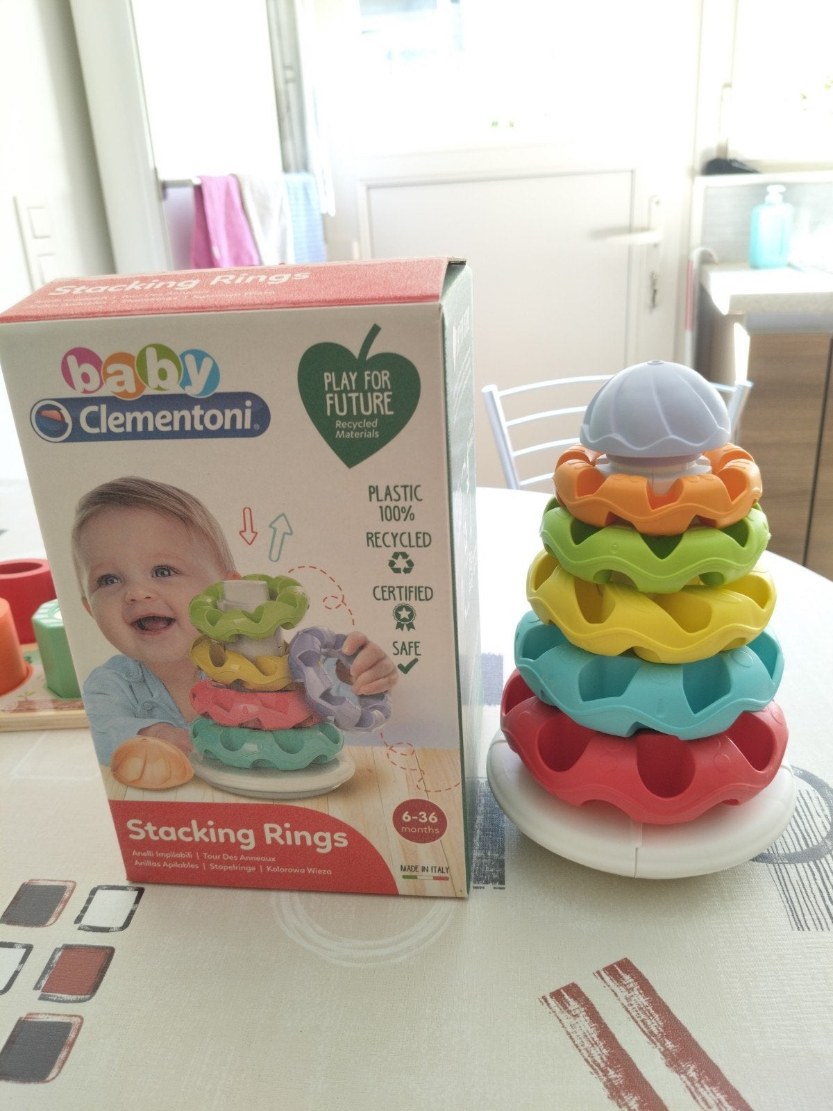 Stapelringen vanaf 6 maanden, Ophalen