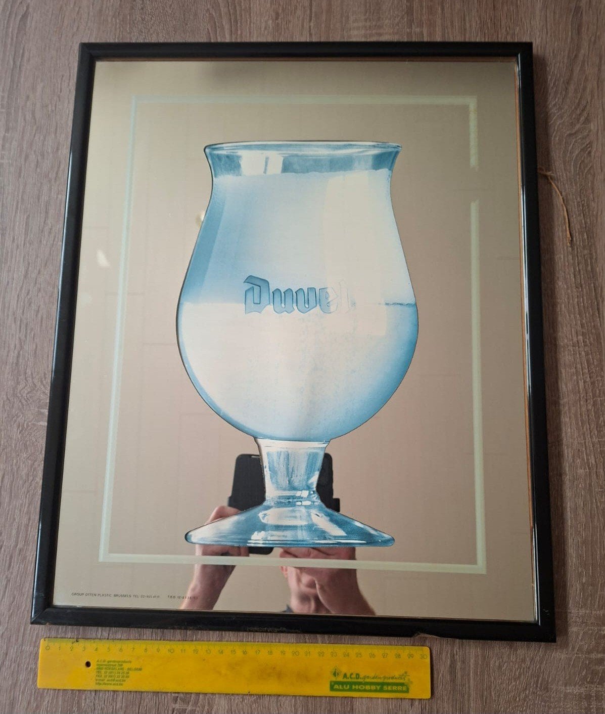 Miroir publicitaire Duvel (voir description), Collections, Marques de bière, Enlèvement, Duvel