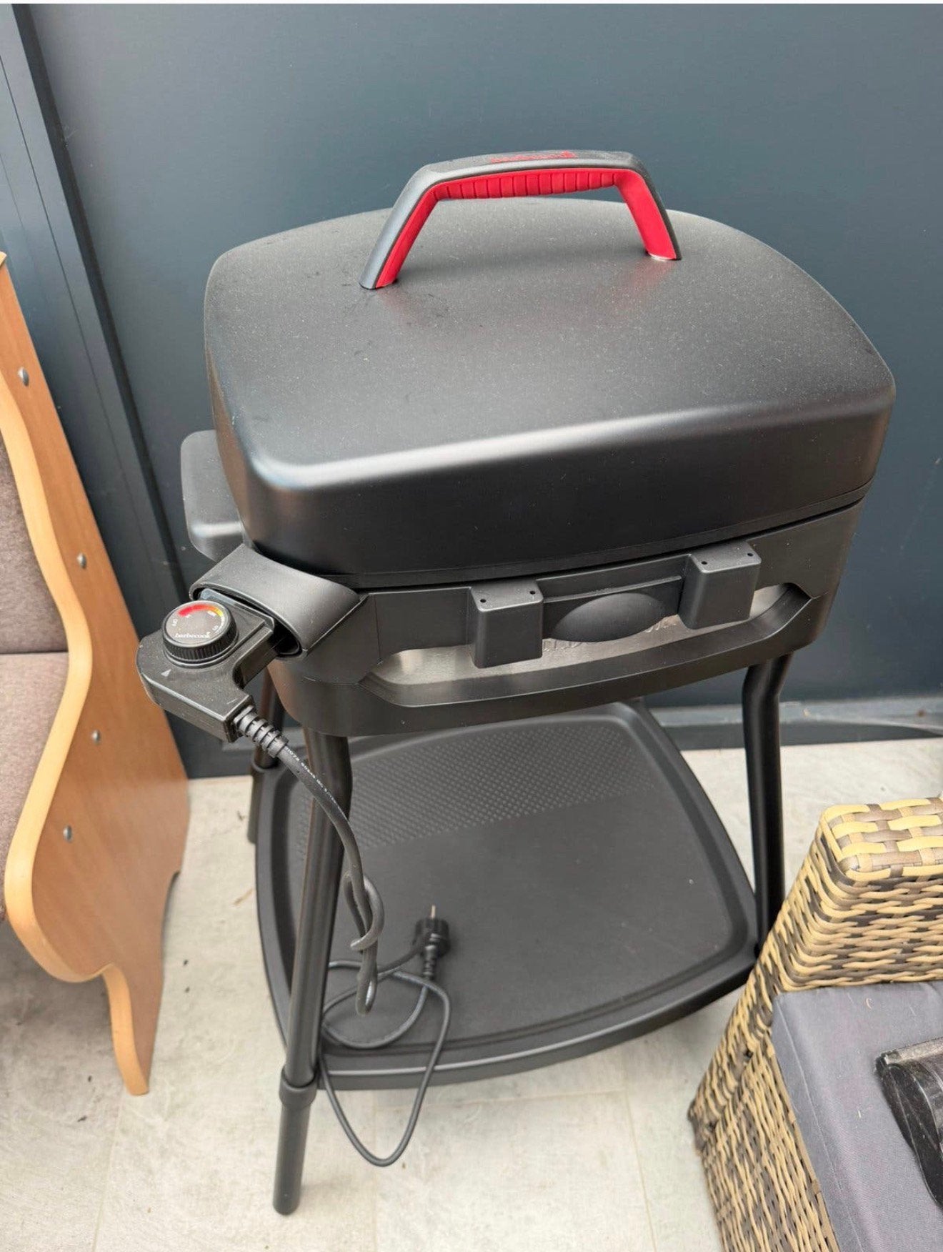 Splinternieuw elektrische barbecue, Tuin en Terras, Ophalen, Zo goed als nieuw