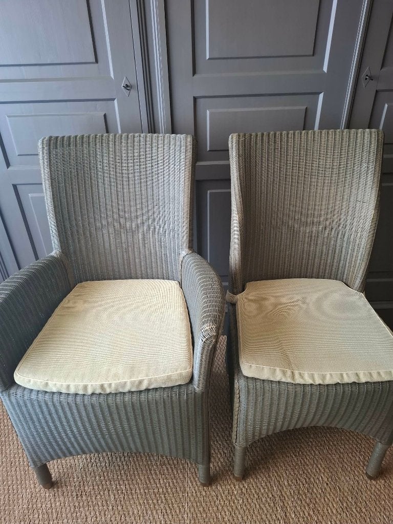 Stoelenset (6), merk Castle Loom, aangeboden in Begijnendijk, Huis en Inrichting, Stoelen, Ophalen, Gebruikt, Riet of Rotan, Vijf, Zes of meer stoelen