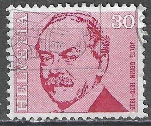 Schweiz 1971 - Yvert 888 - Jules Gonin (ST), Envoi, Affranchi