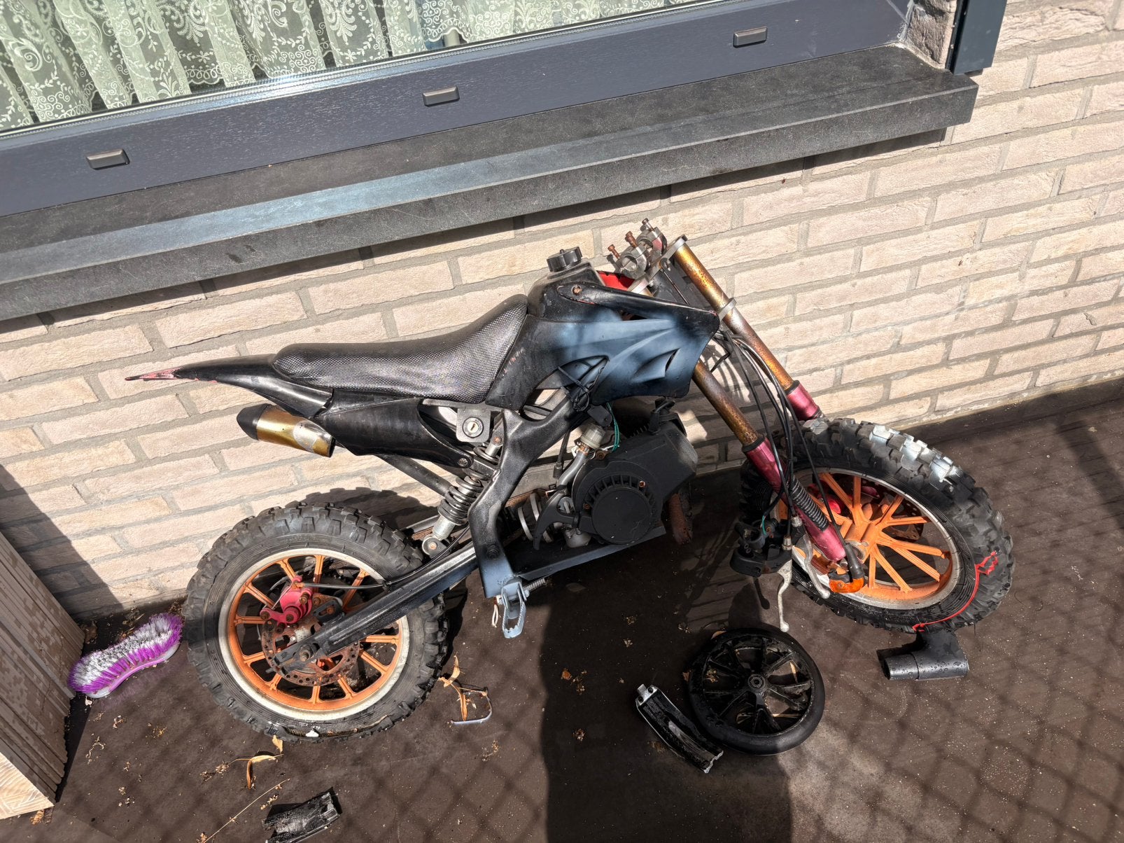 Mini crosser, Fietsen en Brommers, Brommers | Derbi, Ophalen, Zo goed als nieuw