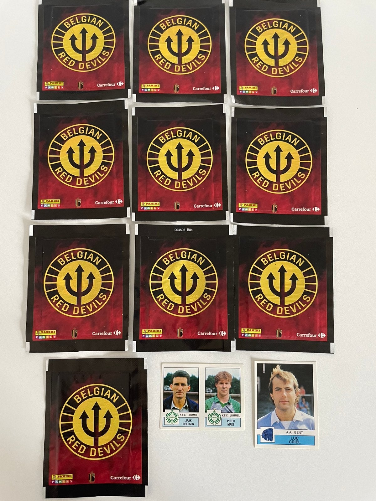 Set van 10 Panini-zakjes + 2 afbeeldingen, Ophalen of Verzenden, Zo goed als nieuw