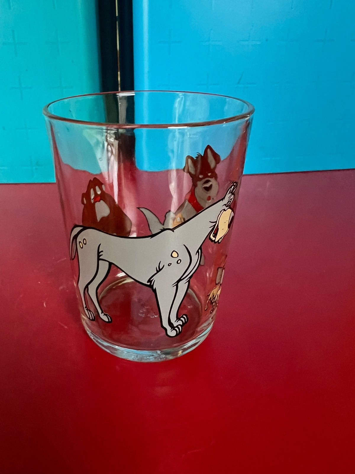 Lady en de vagebond. Glas, Verzamelen, Ophalen of Verzenden, Zo goed als nieuw