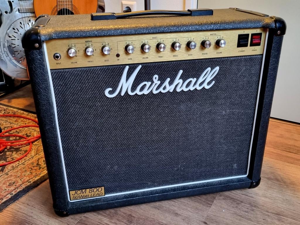 Marshall JCM 800, Jaren '80 (4210), Muziek en Instrumenten, Versterkers | Bas en Gitaar, Ophalen of Verzenden, Gebruikt, Gitaar