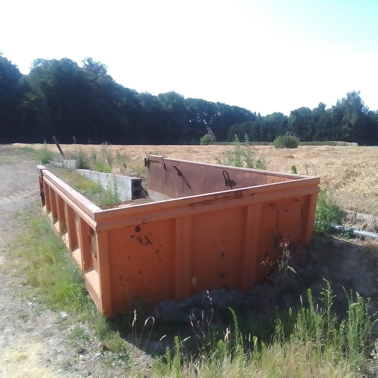 bak dezeure dubbel as dumper, Ophalen