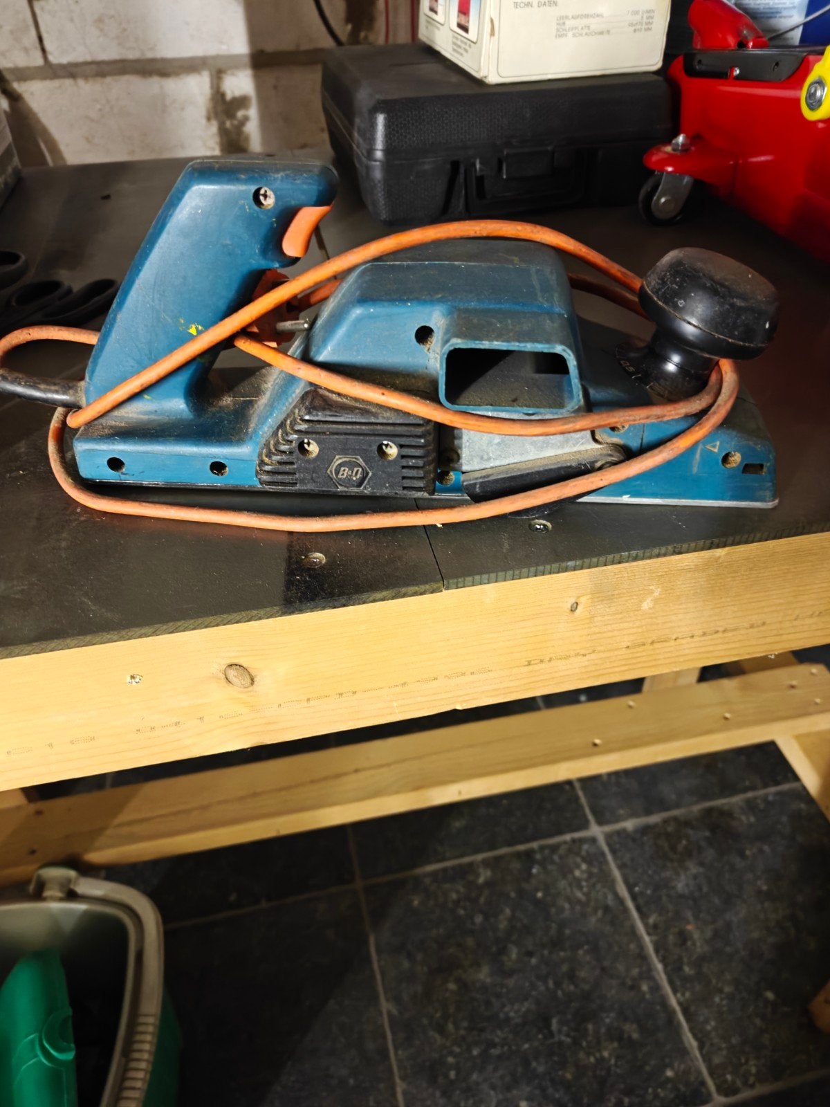 Schaaf machine, Ophalen, Gebruikt