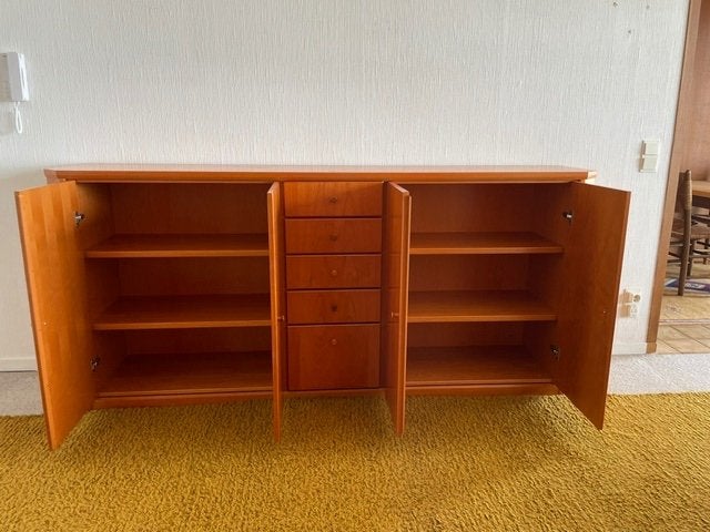Retro barkast en bedkast met opbergruimte, Ophalen, Gebruikt, 5 laden of meer, 200 cm of meer