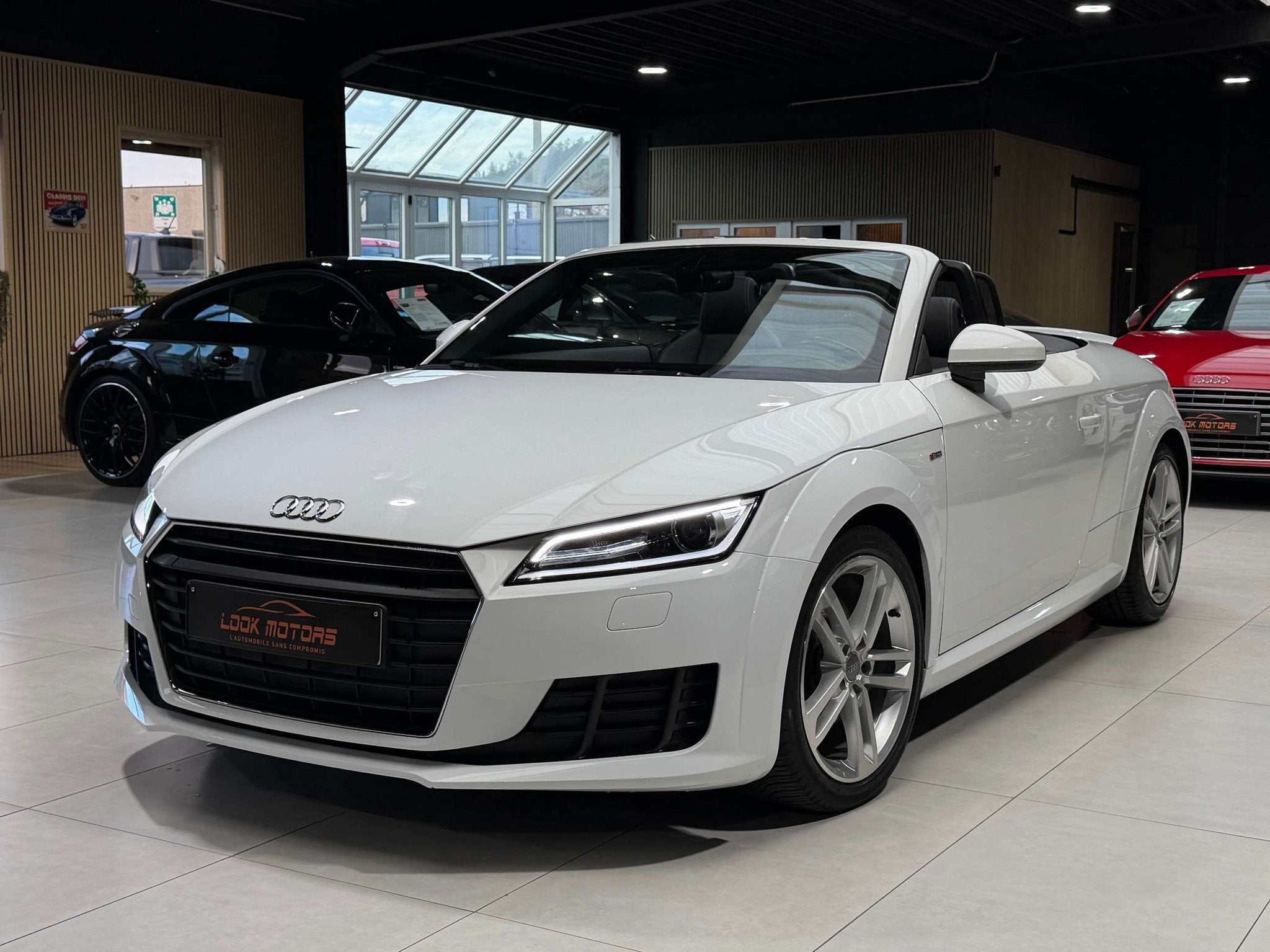 Audi TT Roadster 1.8 Turbo S line 179cv COCKPIT CUIR ALCANTA, Autos, Cuir, Euro 6, Entreprise, Boîte manuelle