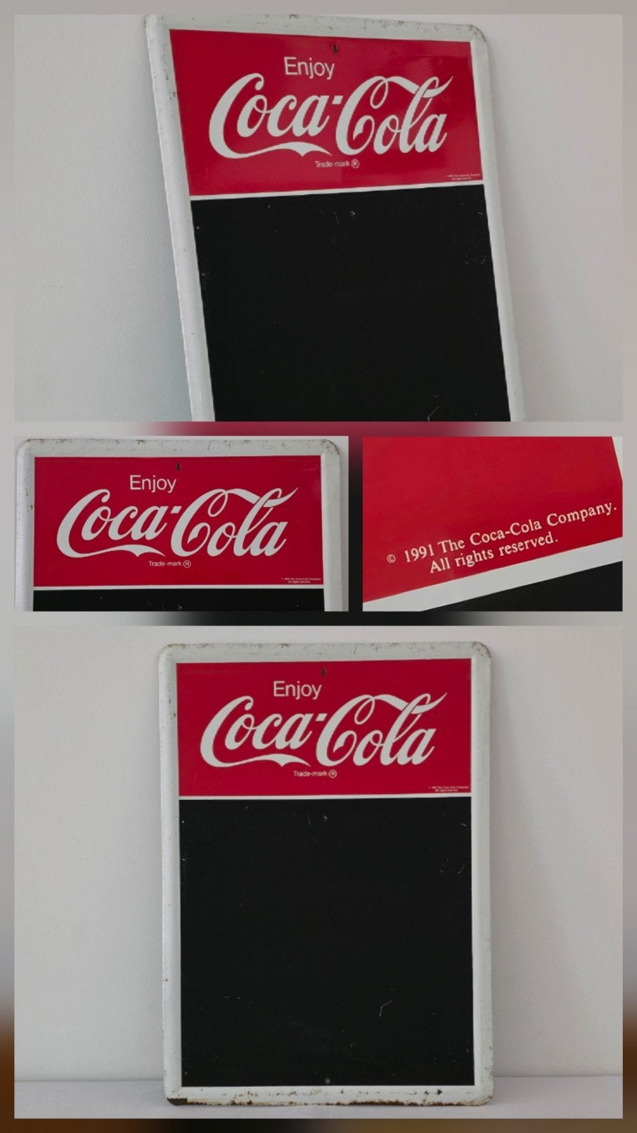Coca-Cola krijtbord/wandbord, Verzamelen, Ophalen, Gebruikt