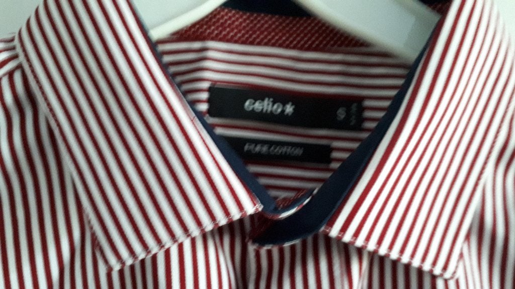 overhemd Celio / Small/ Nieuw, Enlèvement, Neuf, Rouge, Celio