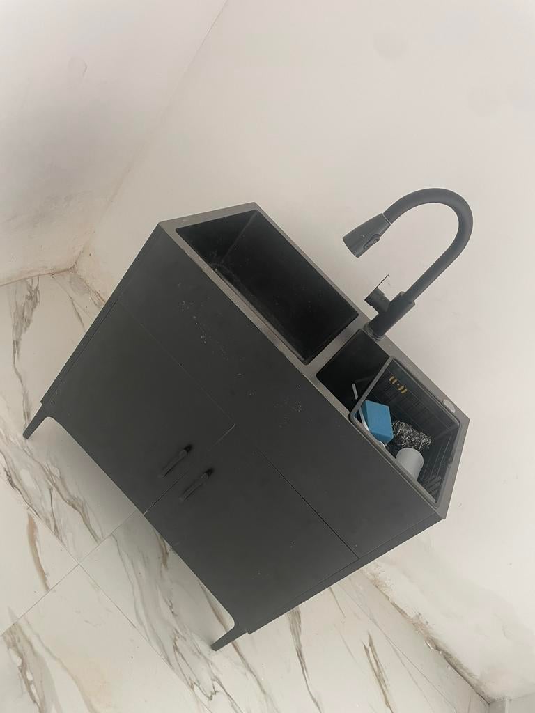 Kraan met dubbel lavabo helemaal nieuw !, Enlèvement, Comme neuf