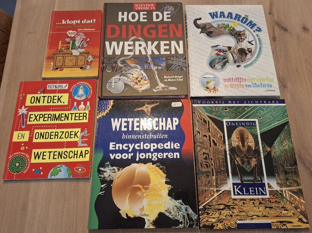 Lot boeken: wetenschappen voor jongeren, Ophalen, Gelezen, Natuurwetenschap