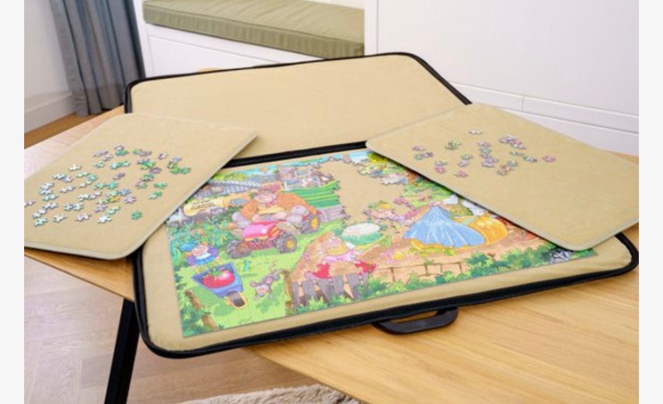 Puzzelmat, Ophalen, 500 t/m 1500 stukjes, Zo goed als nieuw, Legpuzzel