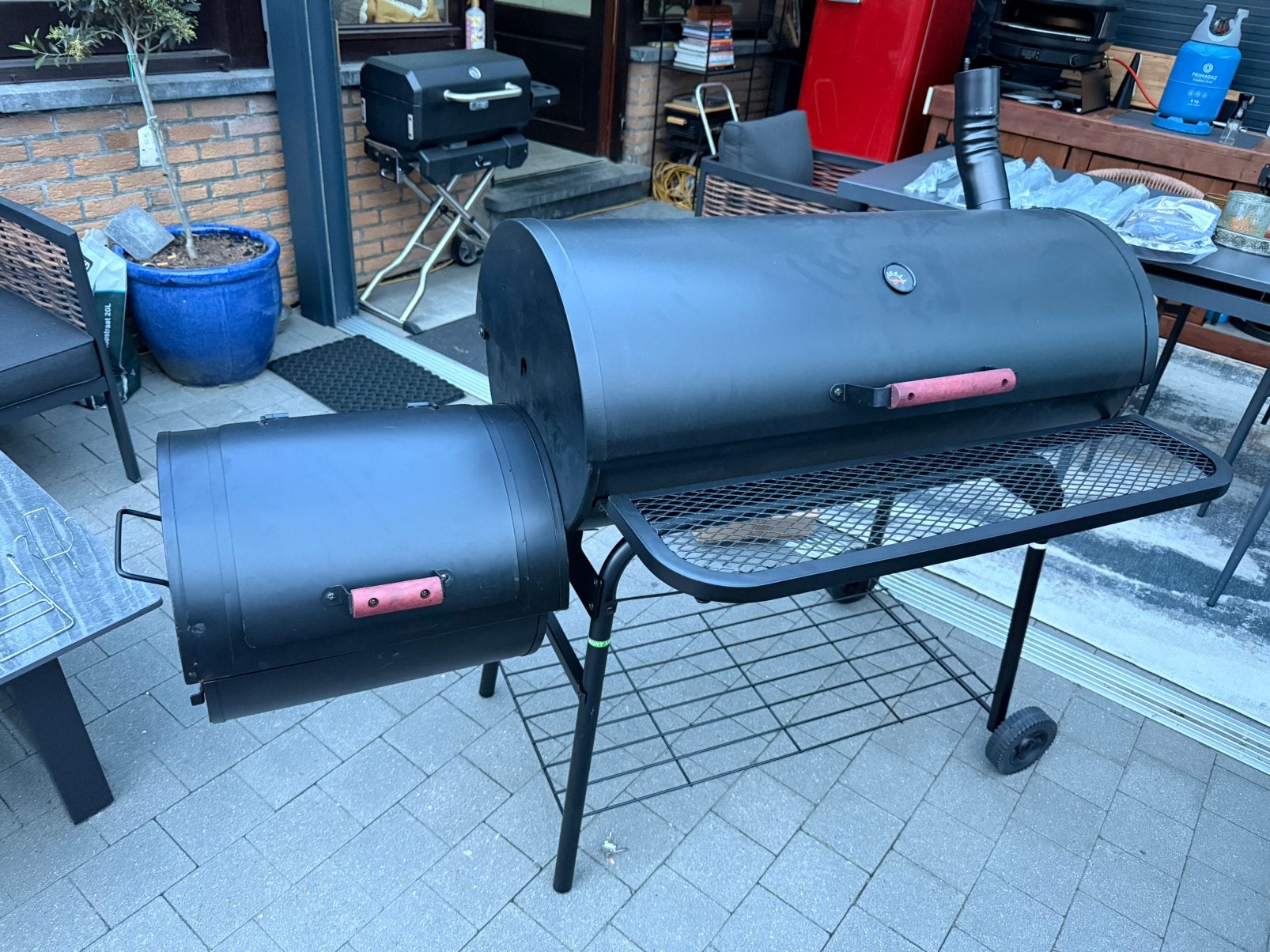 Offset smoker nieuw, Ophalen, Zo goed als nieuw