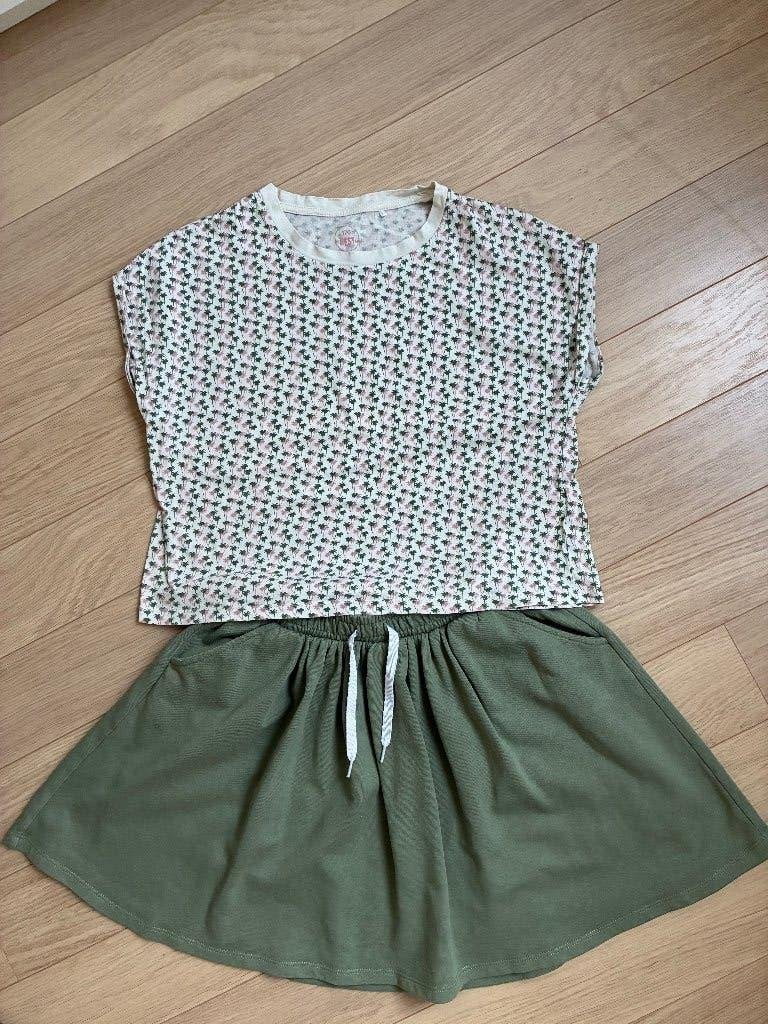 setje: T-shirt met rokje JBC, Kinderen en Baby's, Kinderkleding | Maat 164, Ophalen of Verzenden, Gebruikt, Besties JBC, Setje